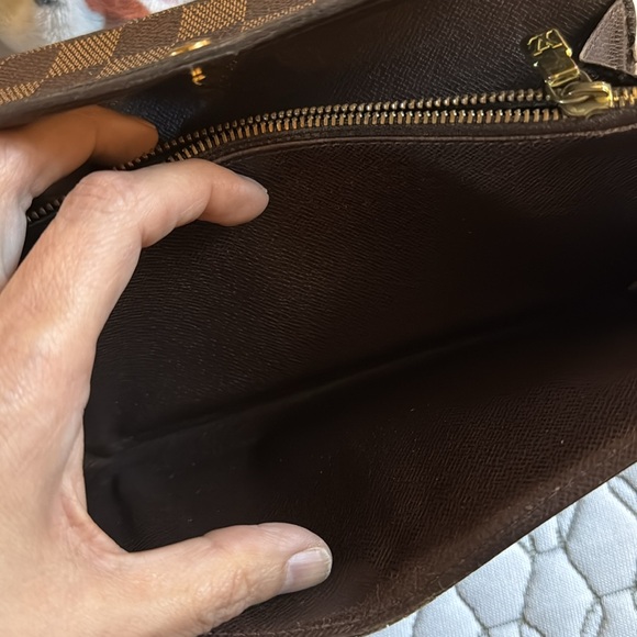 Authentic LOUIS VUITTON Damier Ebene Portefeuille Long Wallet - Picture 7 of 8